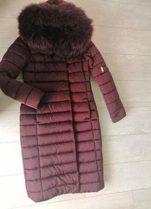 Зимовий теплий пуховик x-woyz, зимове пальто