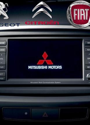 Русификация навигация MMCS Mitsubishi Citroen Peugeot Fiat RT4-5