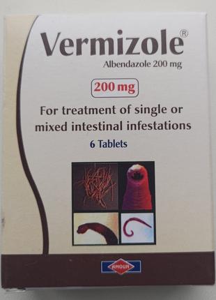 Vermizole антигістамінний засіб проти глистів