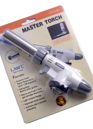 Газовая горелка с пьезоподжигом Master Torch WS-516C ОРИГИНАЛ ...