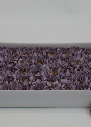 Мыльные цветы - хризантема темно-лавандовая