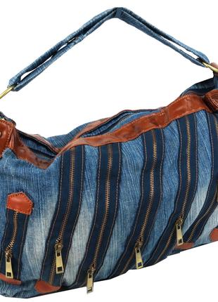 Женская джинсовая сумка Fashion Jeans9099 Синяя