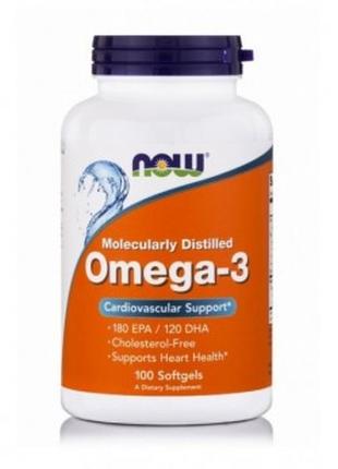 Риб'ячий жир Now Foods Omega-3 1000 mg 200 капсул