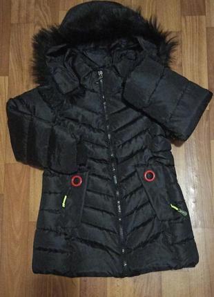 Куртка демісезонна на дівчинку на 3-4 роки 98-104 см нова 330 грн