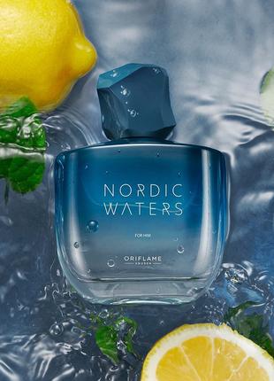 Чоловіча парфумована вода Nordic Waters Oriflame 75 мл.