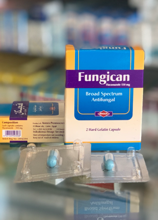 Fungican Фунжикан 150 мг Флуконазол кандидоз 2 капс Єгипет