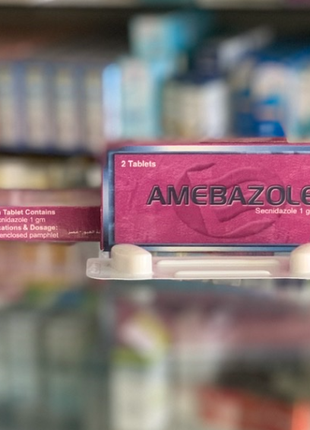 Amebazole Амебазол 1г амебіаз трихомоніаз 2 табл Єгипет