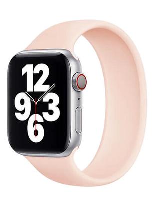 Силиконовый монобраслет solo loop pink для apple watch 38mm | ...
