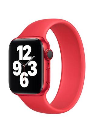 Силиконовый монобраслет solo loop red для apple watch 38mm | 4...