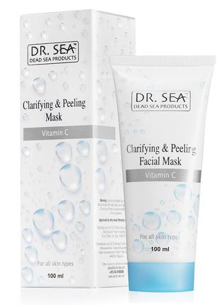 Відлущувальна маска для обличчя dr. sea clarifying & peeling f...