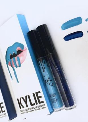 Kylie jenner матовые помады от кайли дженнер (lipstick) голуба...