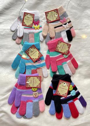 🔥 рукавички варежки перчатки для девочек