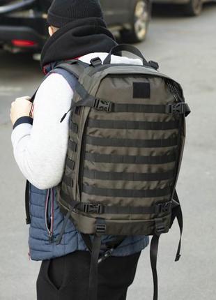 Мужской тактический рюкзак хаки с системой m.o.l.l.e военный а...