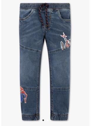 Утеплені джинси на флісі spider-man на 4 роки.