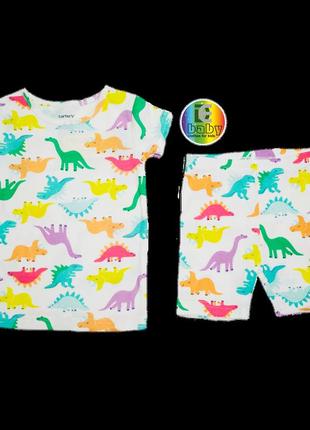 Пижама carters с шортами динозавры 24m