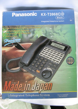 Телефон стационарный кнопочноый Panasonic KX-T3968 Япония, новый