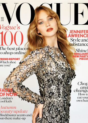 журнал Vogue UK (November 2012), журналы Дженнифер Лоуренс