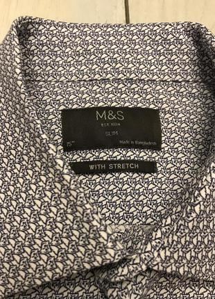 Новая рубашка m&s (15р)