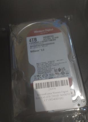 Жесткий диск HDD Western Digital WD Red 4tb Nas 256mb Гарантия
