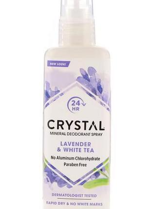 Минеральный дезодорант-спрей crystal body deodorant, лаванда и...