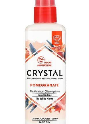 Минеральный дезодорант-спрей crystal body deodorant, с гранато...