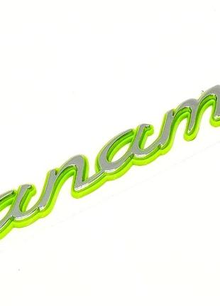 Эмблема надпись Panamera на крышку багажника Porsche 95855967700