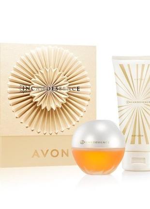 Жіночий парфумерно-косметичний набір avon incandessence (парфу...