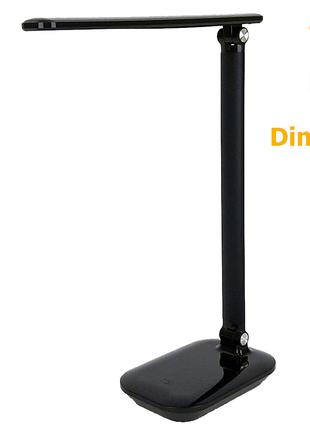 Светодиодная настольная лампа LED черная, USB, Dimmer, 3000-60...