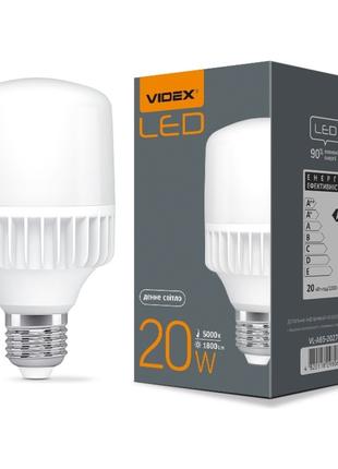 LED лампа VIDEX A65 20W E27 5000K