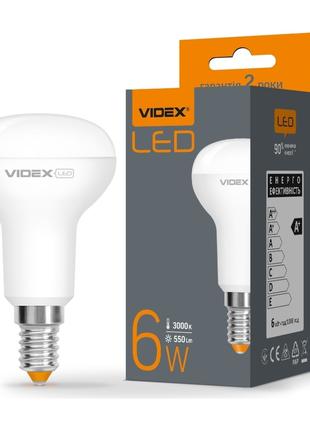 LED лампа VIDEX R50e 6W E14 3000K
