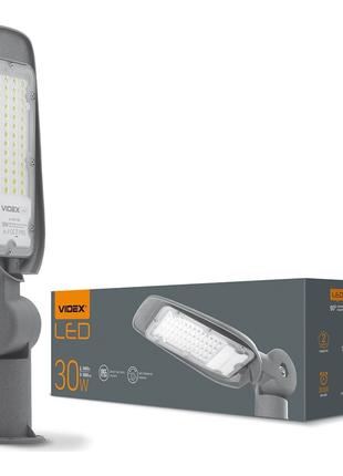 LED фонарь уличный VIDEX (поворотный) 30W 5000K Серый