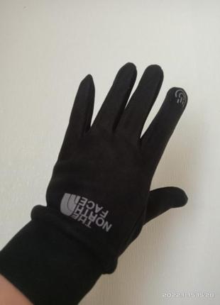Чорні термо перчатки рукавички, сенсорні, нековзаючі долоні, с...