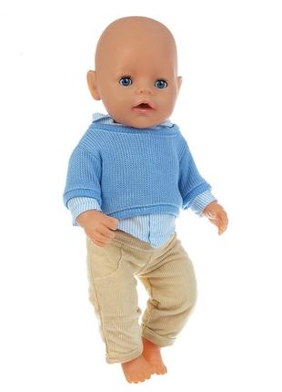 Набор одежды для куклы Беби Борн / Baby Born 40-43 см тройка г...