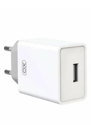 Зарядний пристрій XO-L93(EU) USB 2.4A Білий