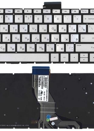 Клавиатура для ноутбука HP Pavilion (15-ab) Silver с подсветко...