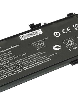 Аккумулятор для ноутбука HP TE03 Omen 15-AX 11.55V Black 3500m...
