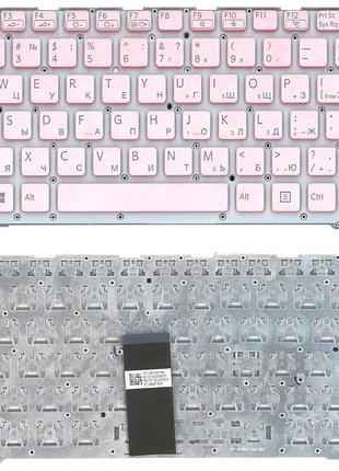 Клавиатура для ноутбука Sony (SVE14A) Pink, с подсветкой (Ligh...