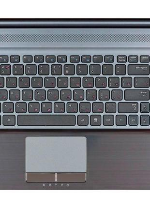 Клавиатура для ноутбука Samsung (RC510) Black, (Gray TopCase), RU