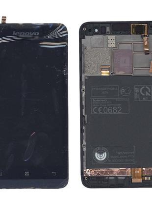 Матрица с тачскрином (модуль) для телефона Lenovo P770 черный ...