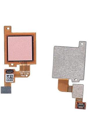 Шлейф со сканером отпечатка пальца Xiaomi Mi 5x розовое золото