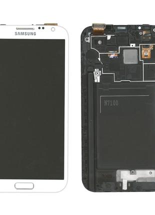 Матриця з тачскрином (модуль) Samsung Galaxy Note 2 GT-N7100 б...