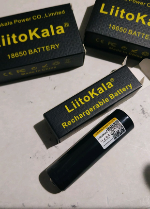 Батарейки LiitoKala 18650 2600mAh 3,7 v.Нові.