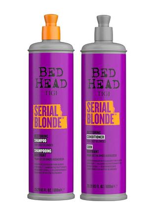 Набір для блондинок Tigi Bed Head Serial Blonde restoring 600 ml