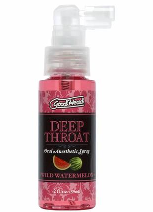 Спрей для минета Doc Johnson GoodHead DeepThroat Spray – Water...