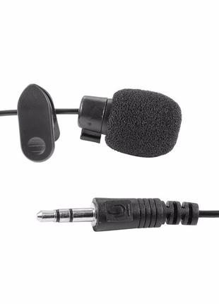 Петличний мікрофон Gembird MIC-C-01 з прищіпкою RV77 для ноутб...