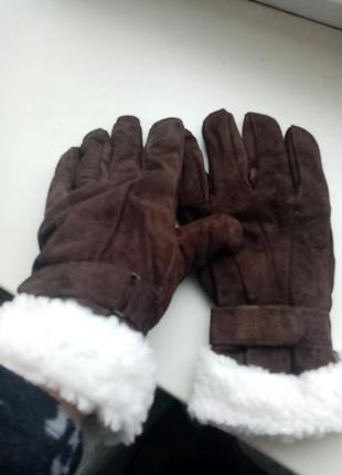 Теплые варежки, перчатки