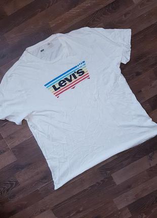 Мужская футболка levis с большим лого