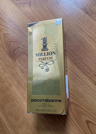 Уценка paco rabanne 1 million parfum 100 ml.