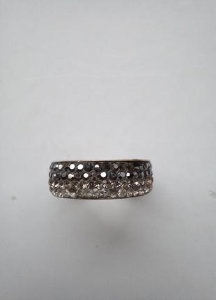Серебряное кольцо, перстень, 17 размер
