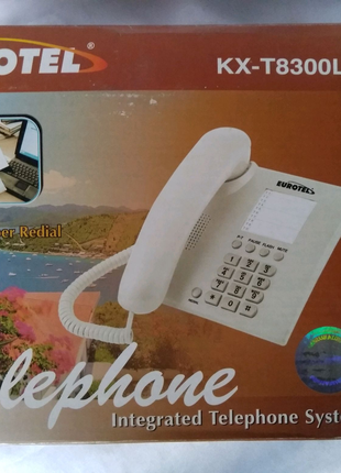 Телефон стаціонарний кнопочноый Eurotel KX-T8300LL,новий